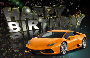 Happy Birthday и ламборджини