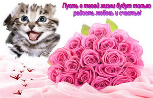 Открытка, пусть в твоей жизни