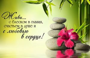 Живи с блеском в глазах